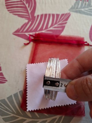Pulsera de plata fina