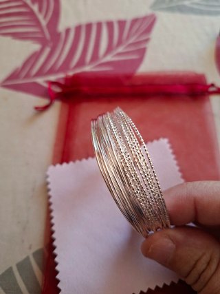 Pulsera de plata fina
