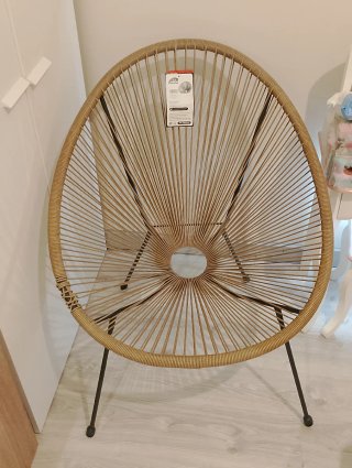 Silla Acapulco Negra y Marrón