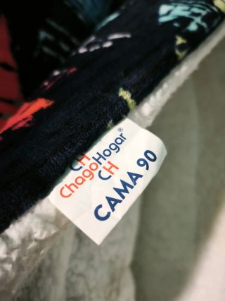 Manta borreguito para cama de 90