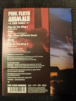 Pink Floyd Animals Blu-ray 2018 Remix
