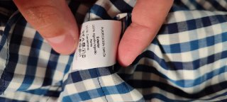 AMERICANA BLAZERCABALLERO CUADRO VICHY CREMA AZUL