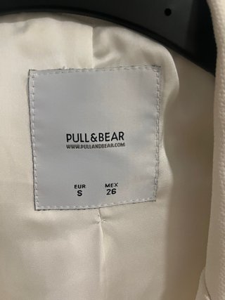 Blazer blanco Pull&Bear Talla S