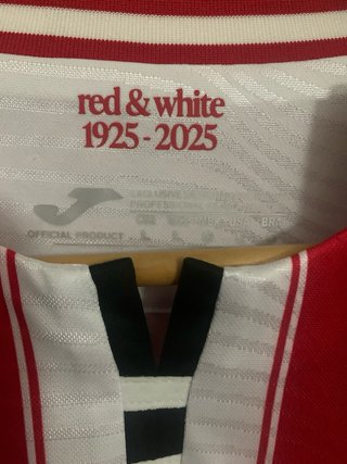 Camiseta Brentford Joma Talla L Roja y Blanca