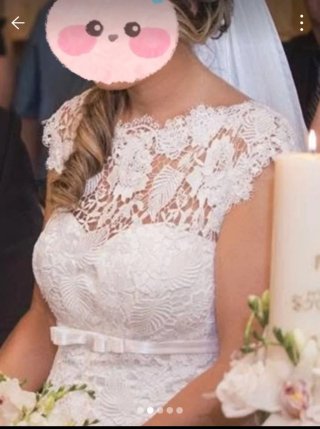 Vestido de Novia Encaje Blanco