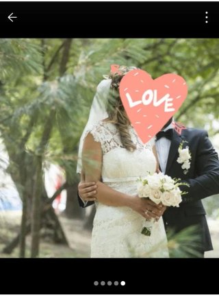 Vestido de Novia Encaje Blanco
