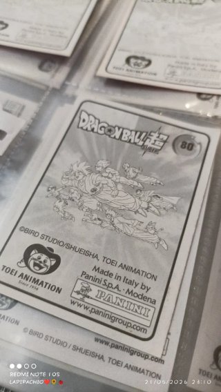 Cromos Dragon Ball Super