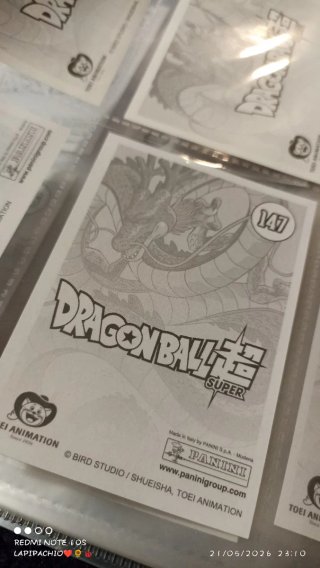 Cromos Dragon Ball Super