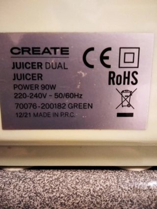 Exprimidor Create Duo Verde