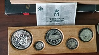 Monedas V Centenario Descubrimiento América