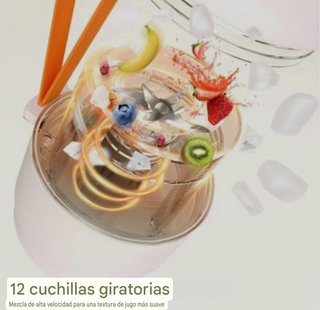 Batidora Portátil Recargable 450ml