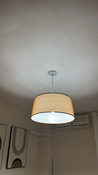 Lámpara grande tulipa y lámpara de pie
