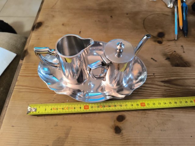 Juego KRUPP BERNDORF plateado
