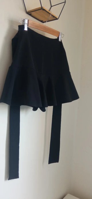 Nueva ‼️ Falda Pantalón Negra Mujer Xs Cinturón