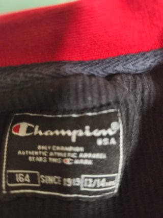 Sudadera Champion Roja 1Largo 66.Pecho 1