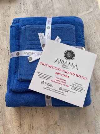 Nuovi Set 3 Asciugamani Arianna Cotone 100%