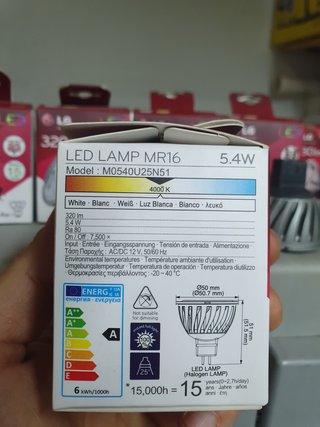 Lote 34 Bombillas LED LG 320 lm 4000k