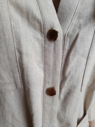 Vestido camisero lino ZARA nuevo