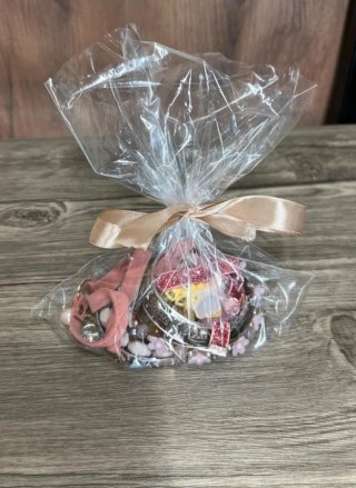 Conjunto bisutería flores y perlas