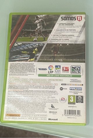 FIFA 11 Xbox 360 FIFA 12 Xbox 360 Pes 10 Xbox 360