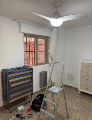 Instalación ventilador de Techo + punto de luz