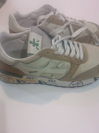 Zapatillas Premiata Talla 44 Beige/Verde