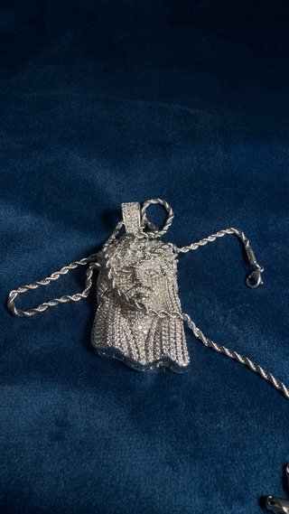 Colgante Jesús Plata + Cadena Regalo