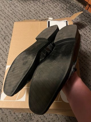 Mocasines negros efecto piel cocodrilo
