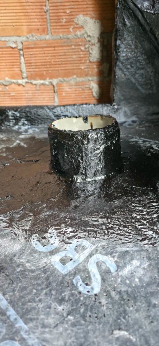 Impermeabilizacion con tela asfáltica
