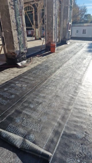Impermeabilizacion con tela asfáltica