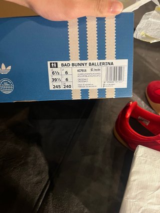 Adidas x Bad Bunny Ballerina Rojo Flamboyan
