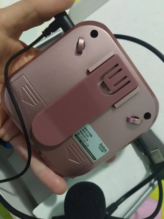 Amplificador de voz Rolton rosa