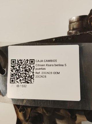 Citroen 20cn28 caja cambios xsara 1.6 mt (109 1552