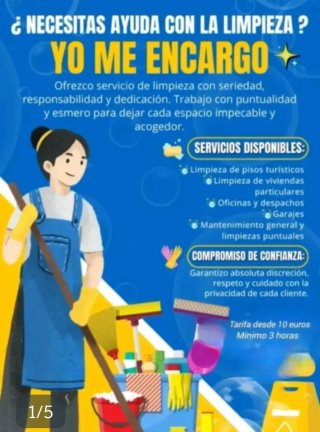 Nos encargamos de tu limpieza