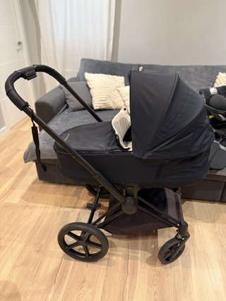 Cybex Priam Negro + Silla de paseo + Silla decoche