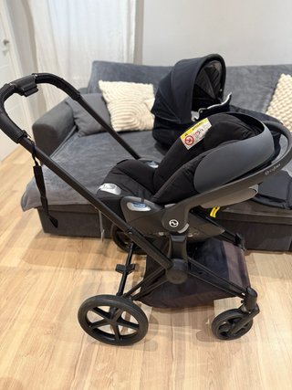 Cybex Priam Negro + Silla de paseo + Silla decoche