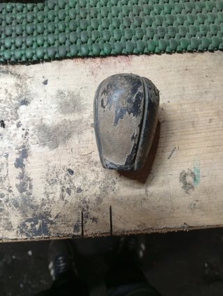 Pomo Abarth de piel para Restaurar