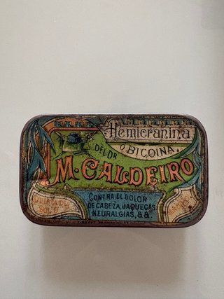 Lote Cajitas Metálicas Chapa Vintage
