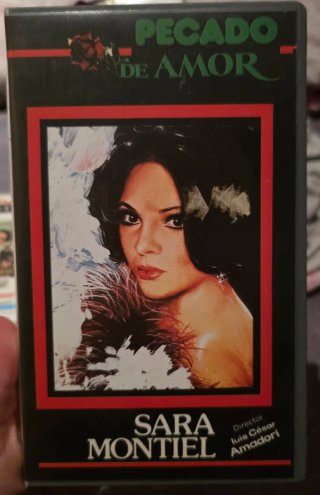 VHS Pecado de Amor - Sara Montiel