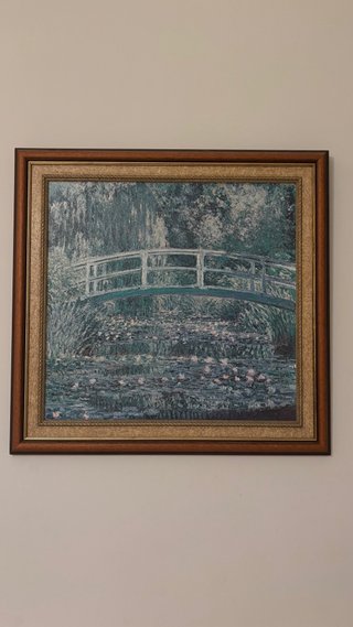 Cuadro Marco Madera Estilo Monet