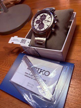 Seiko Macchina Sportiva  Zafiro Blanco Plata solar