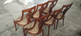 6 Sillas de Comedor Antiguas Madera.todas 40€