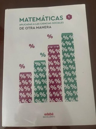Libro Matemáticas Ciencias Sociales Bachillerato