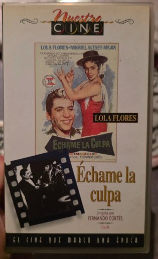 VHS Échame la Culpa - Lola Flores
