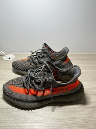 Adidas Yeezy 350 Boost Gris Naranja