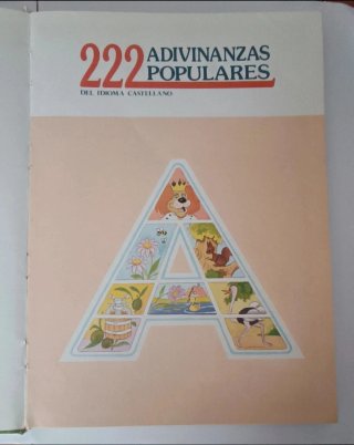 Libro 222 adivinanzas populares (1988)