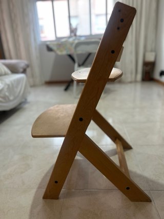 Trona Kinderkraft de madera