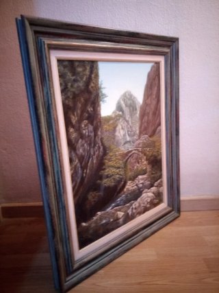 Cuadro, óleo sobre lienzo de 80x65 cms