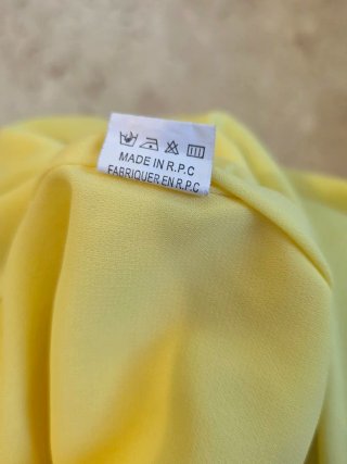 Top Tirantes Amarillo Mantequilla
