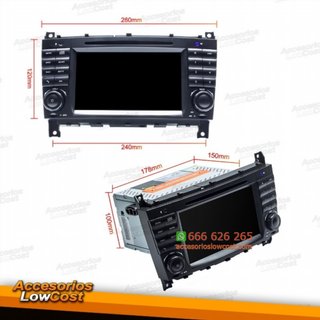 NAVEGADOR MULTIMEDIA ANDROID 11.0 DVD GPS TÁCTIL